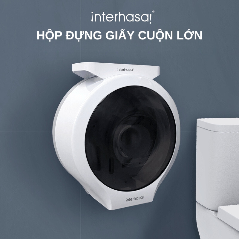 Hộp đựng giấy vệ sinh cuộn lớn Interhasa HSD-E51021