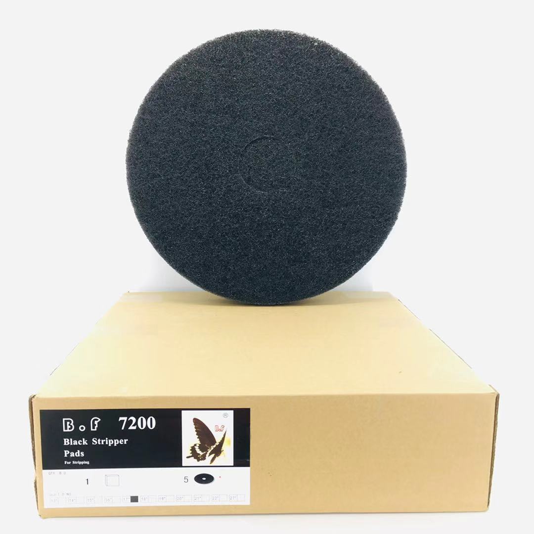 Miếng pad chà sàn 18 inch màu đen BF 7200, 5 miếng/thùng