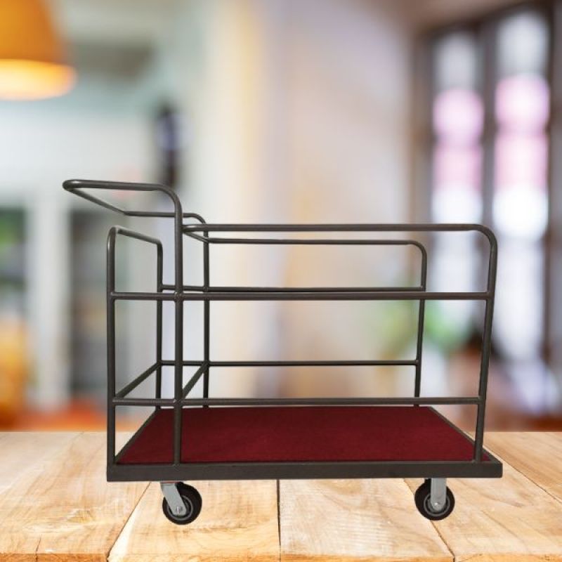 Xe Đẩy Dọn Bàn Thép Sơn Tĩnh Điện