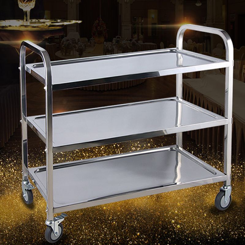 Xe Đẩy Inox 3 Tầng D95