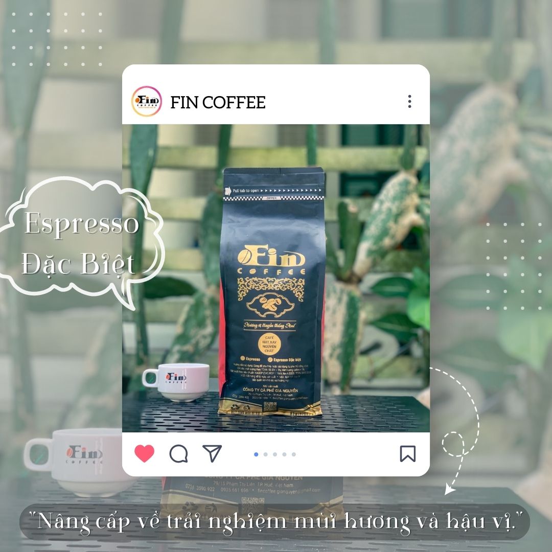 CÀ PHÊ PHA MÁY ESPRESSO GU ĐẶC BIỆT- THƠM NỒNG VỊ THANH.