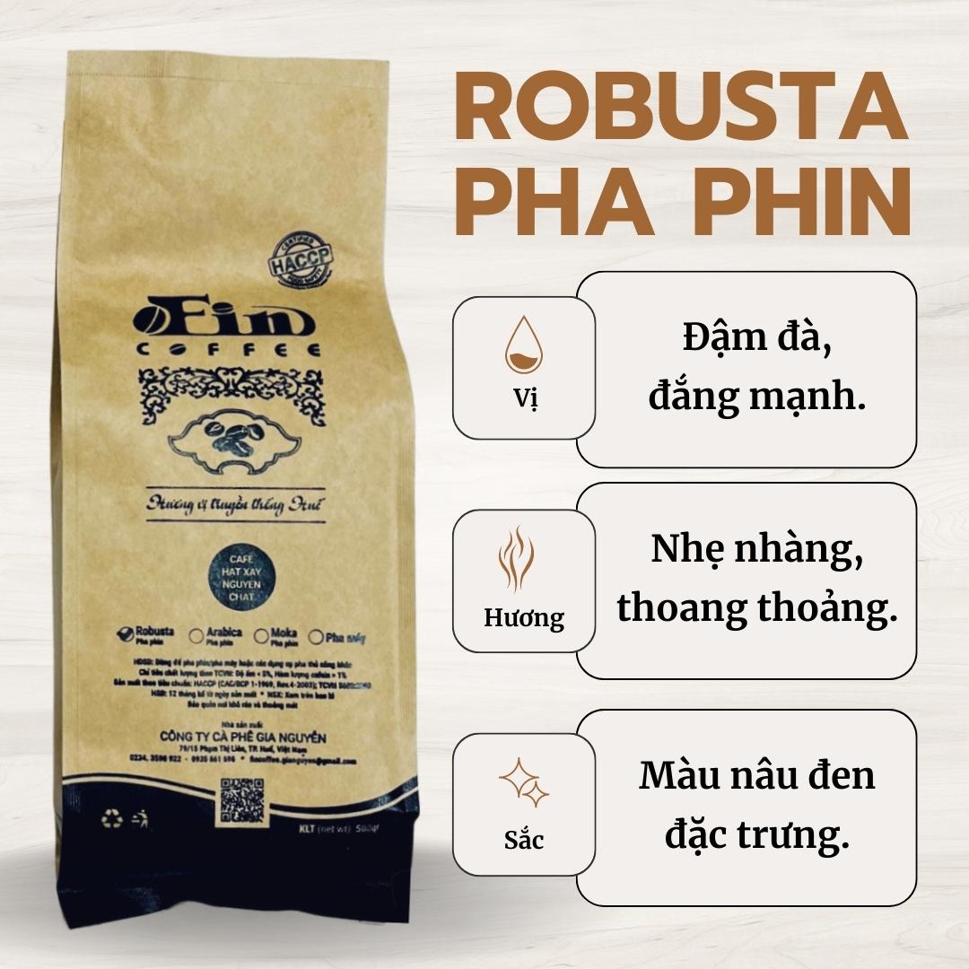 CÀ PHÊ NGUYÊN CHẤT ROBUSTA- RANG MỘC TẨM BƠ