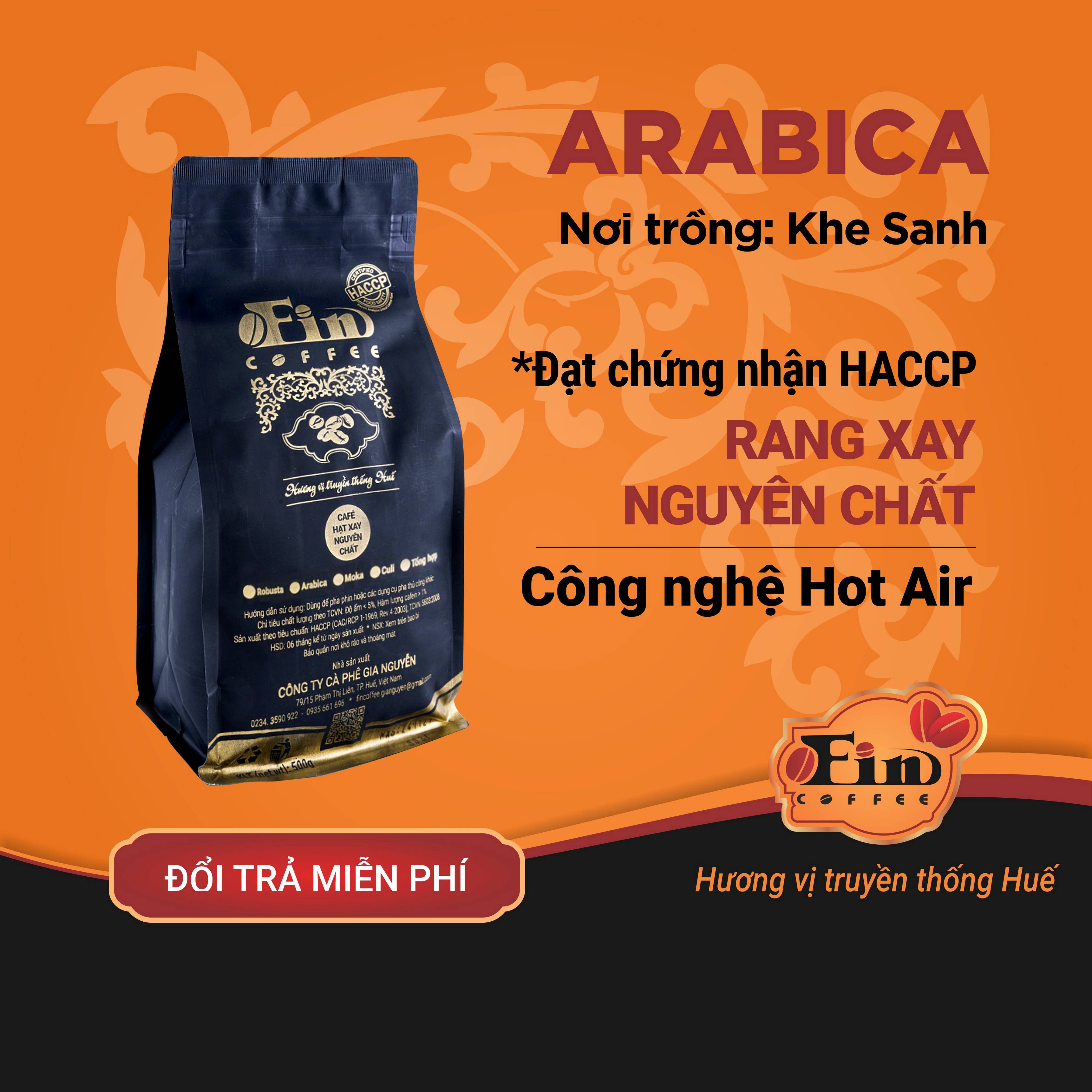 CÀ PHÊ ARABICA KHE SANH- RANG MỘC NGUYÊN CHẤT