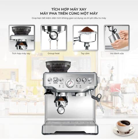 Máy pha cà phê Breville 870 - Mới