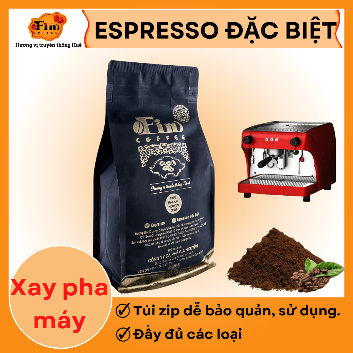 CÀ PHÊ PHA MÁY ESPRESSO GU ĐẶC BIỆT- THƠM NỒNG VỊ THANH.