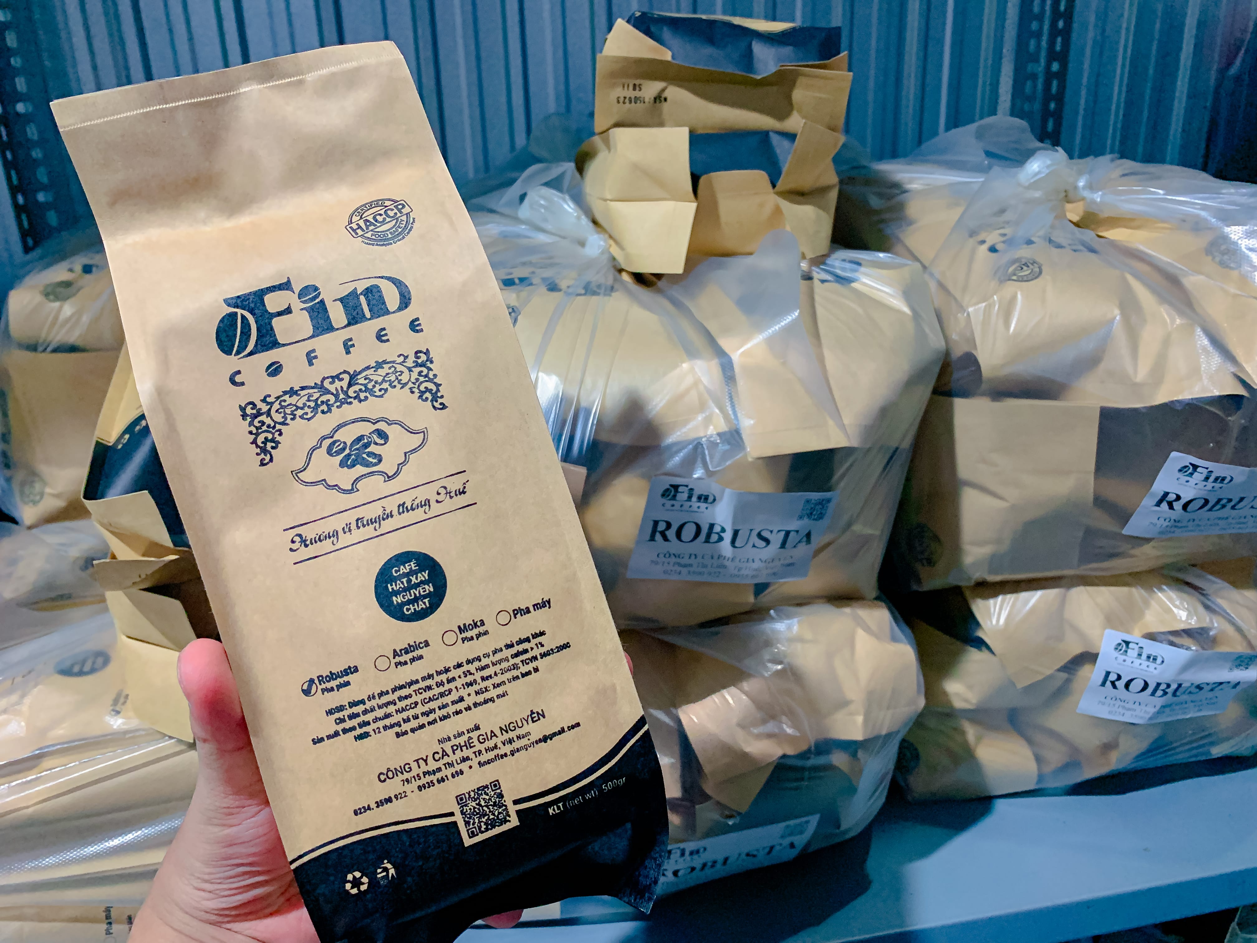 CÀ PHÊ NGUYÊN CHẤT ROBUSTA- RANG MỘC TẨM BƠ