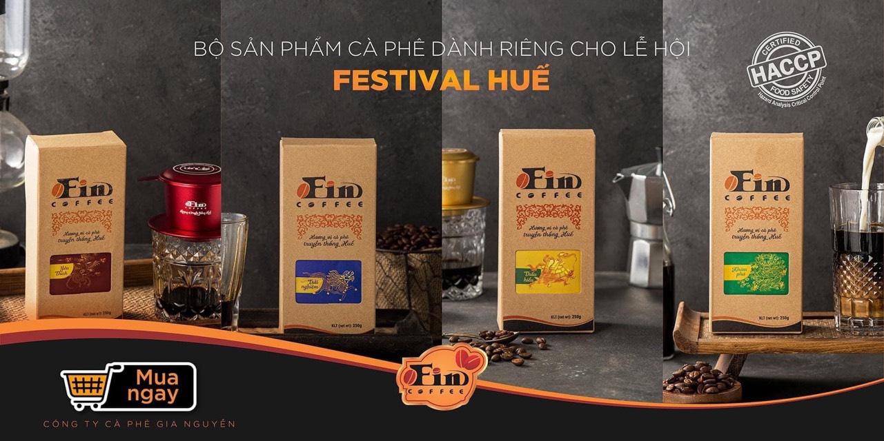 Quà tặng cà phê đặc sản Huế- Tứ Linh Trải Nghiệm, cà phê pha phin gu mạnh vừa.