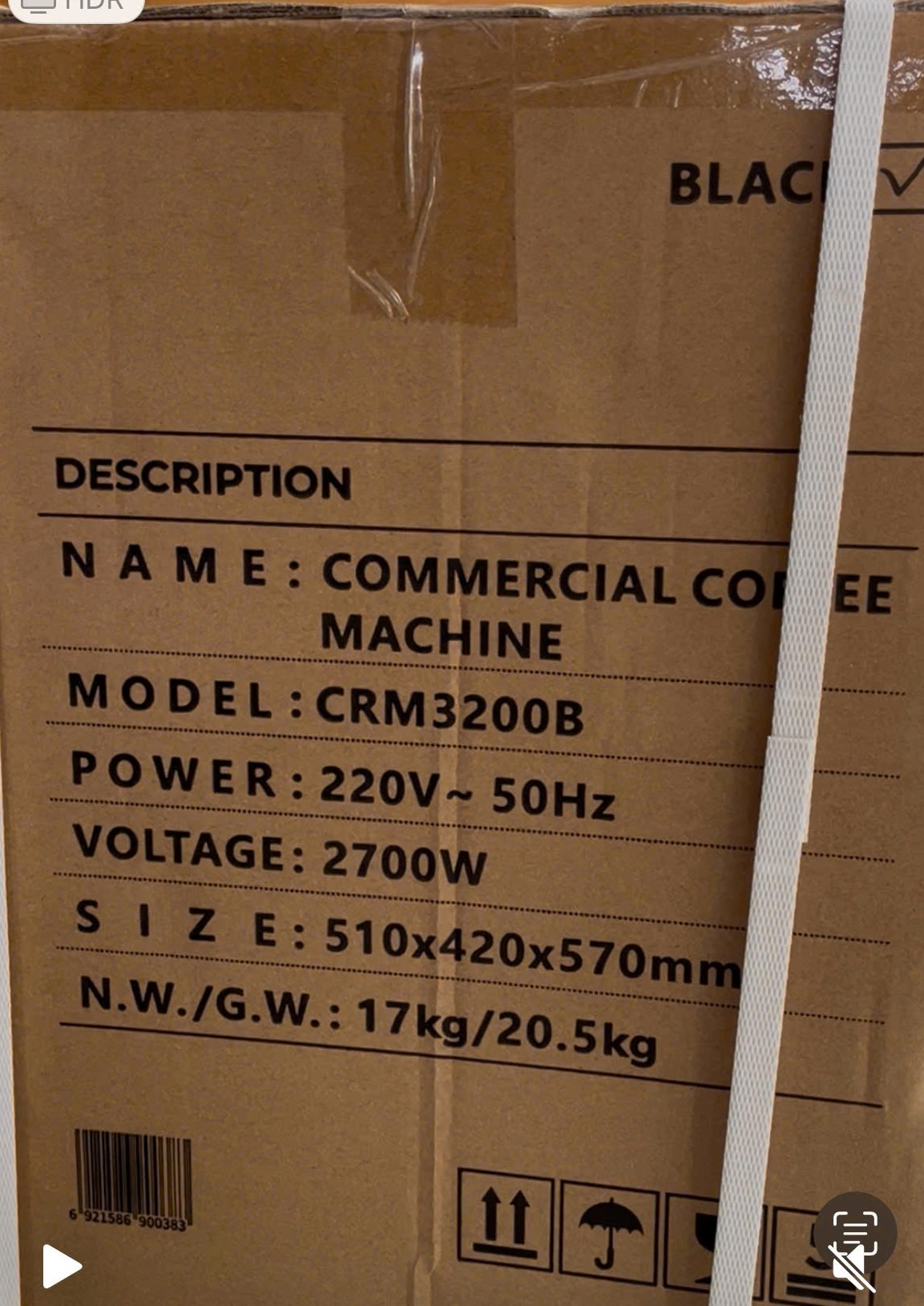 MÁY PHA CÀ PHÊ CORRIMA CRM 3200B - Mới