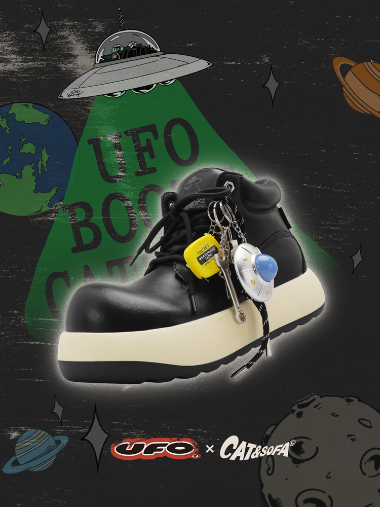 Giày Cat & Sofa UFO Boots Core Black
