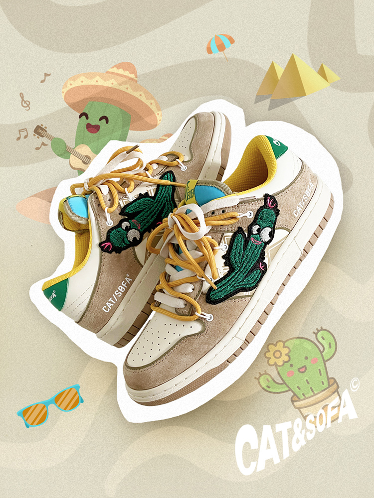 Giày Cat & Sofa Dunk Green Cactus