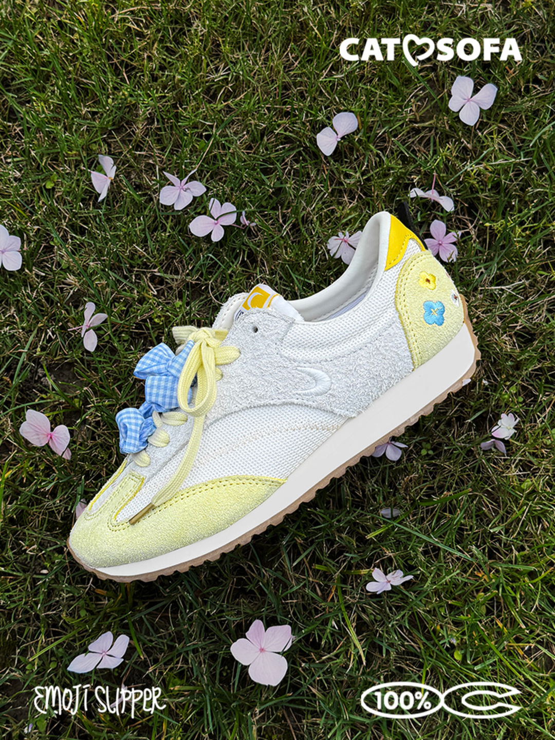 Giày Cat & Sofa Emoji Runner Yellow 2025
