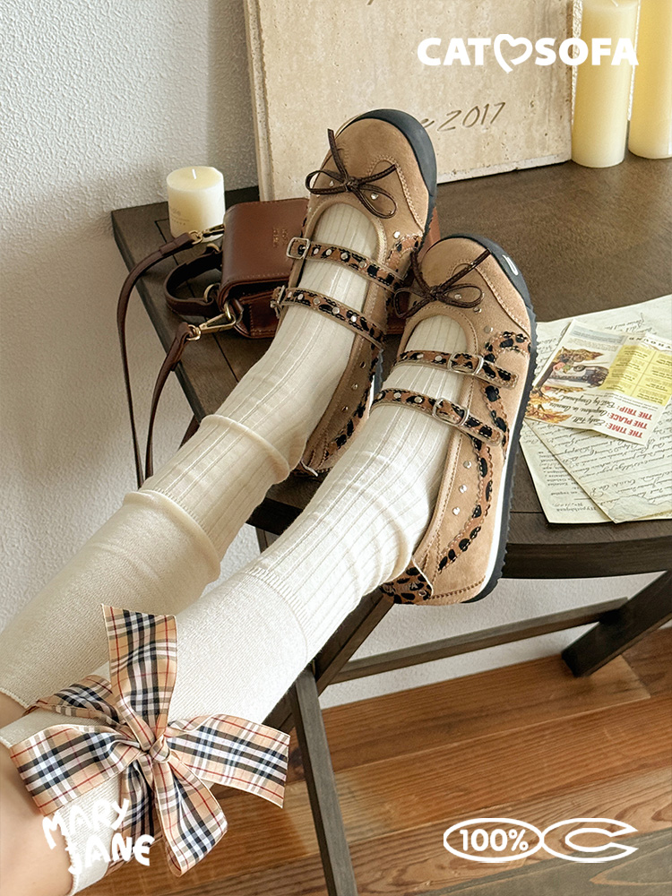 Giày Cat & Sofa Mary Jane Kaki