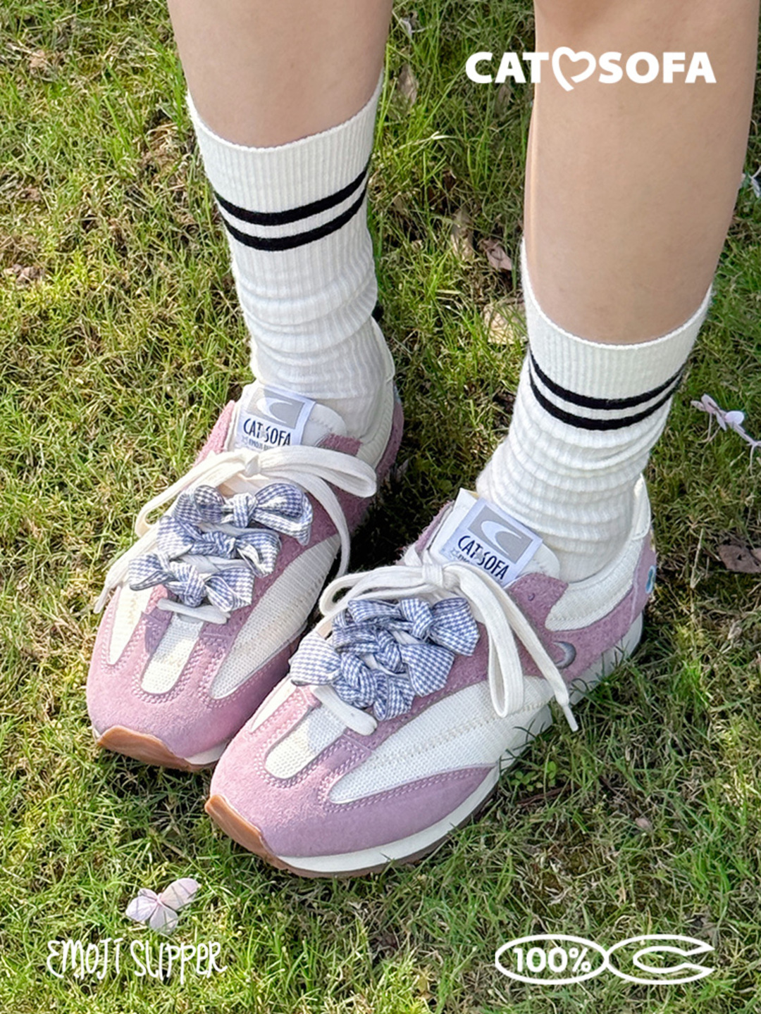 Giày Cat & Sofa Emoji Runner Violet 2025