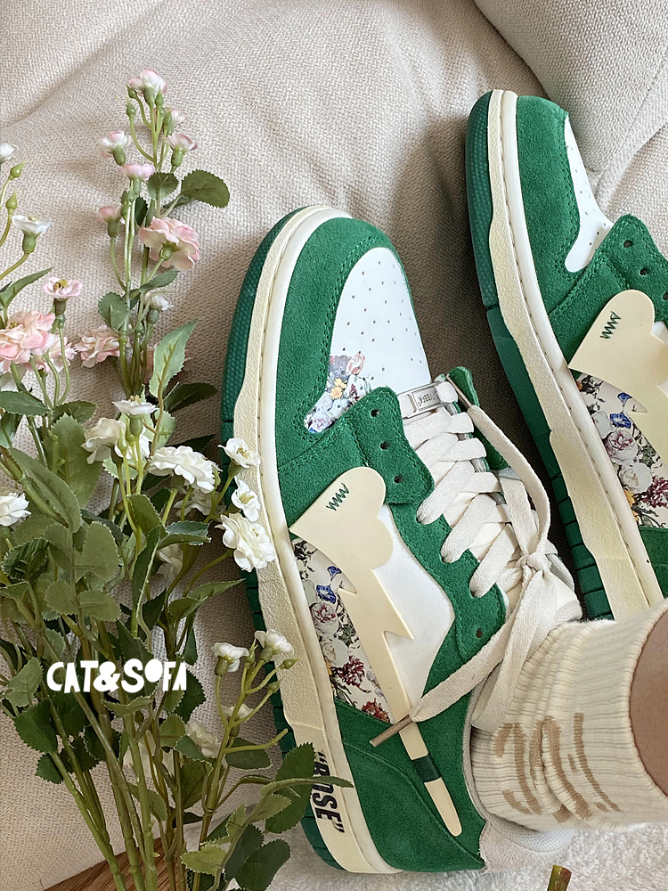 Giày Cat & Sofa Dunk Rose Green