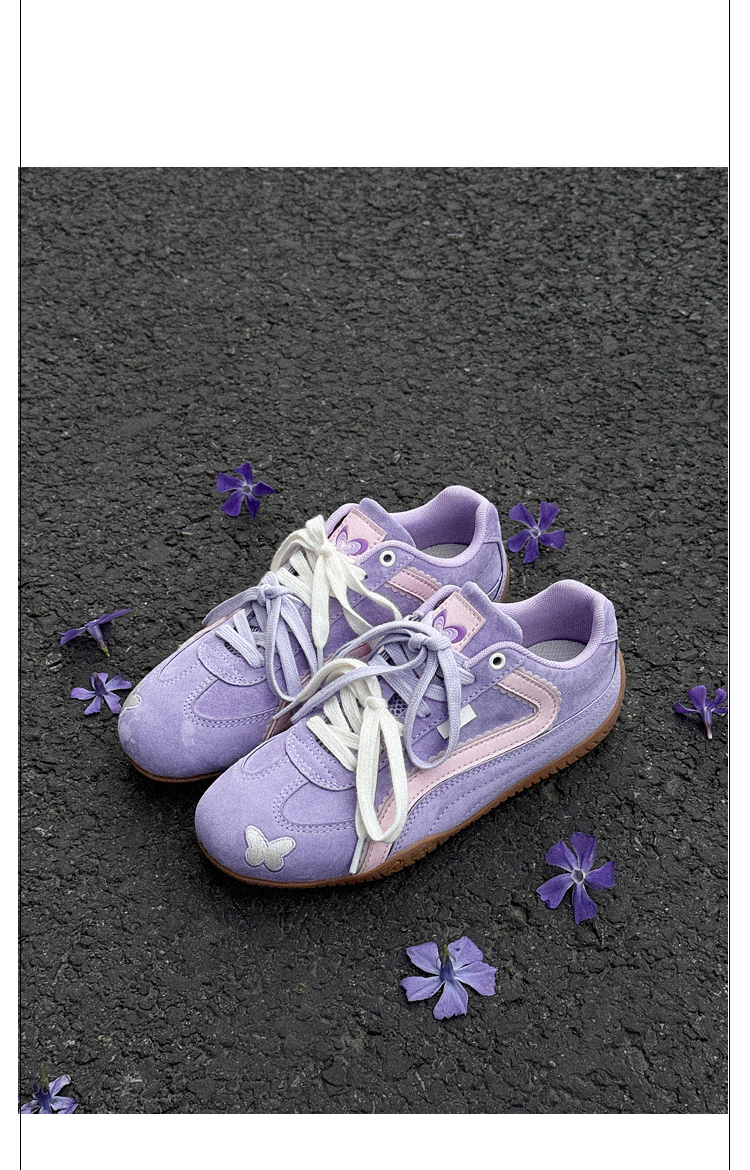 Giày Cat & Sofa Emoji Series Bướm Tím