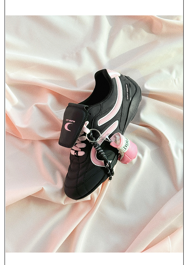 Giày Cat & Sofa Football Black Pink