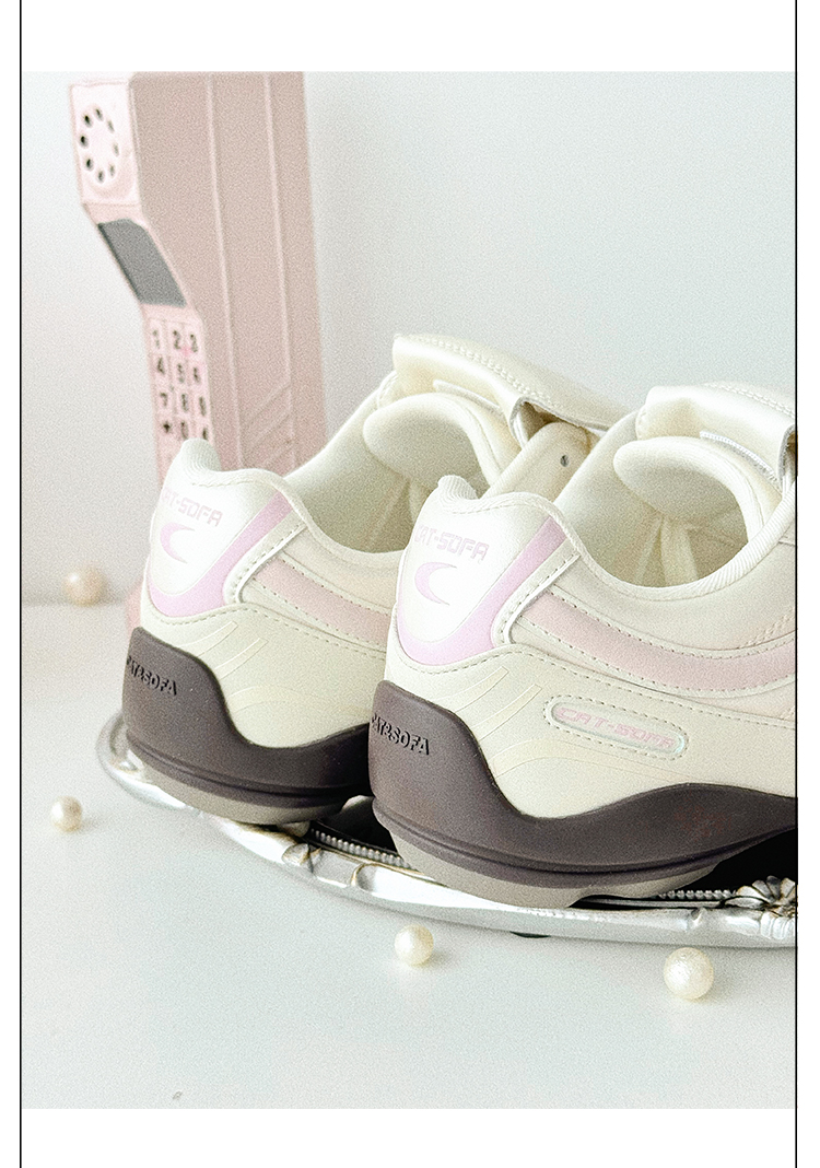 Giày Cat & Sofa Football White Pearl Pink