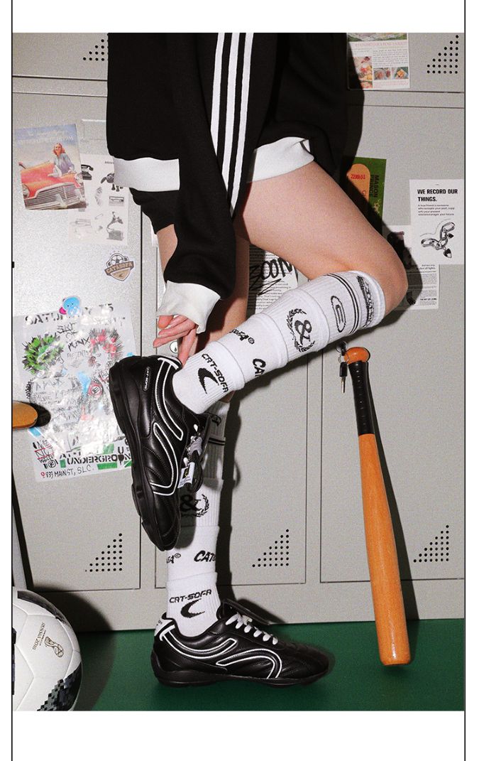 Giày Cat & Sofa Football Black