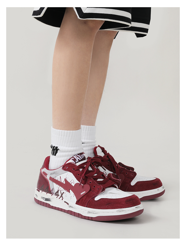 Giày Cat & Sofa Dunk 444 Burgundy