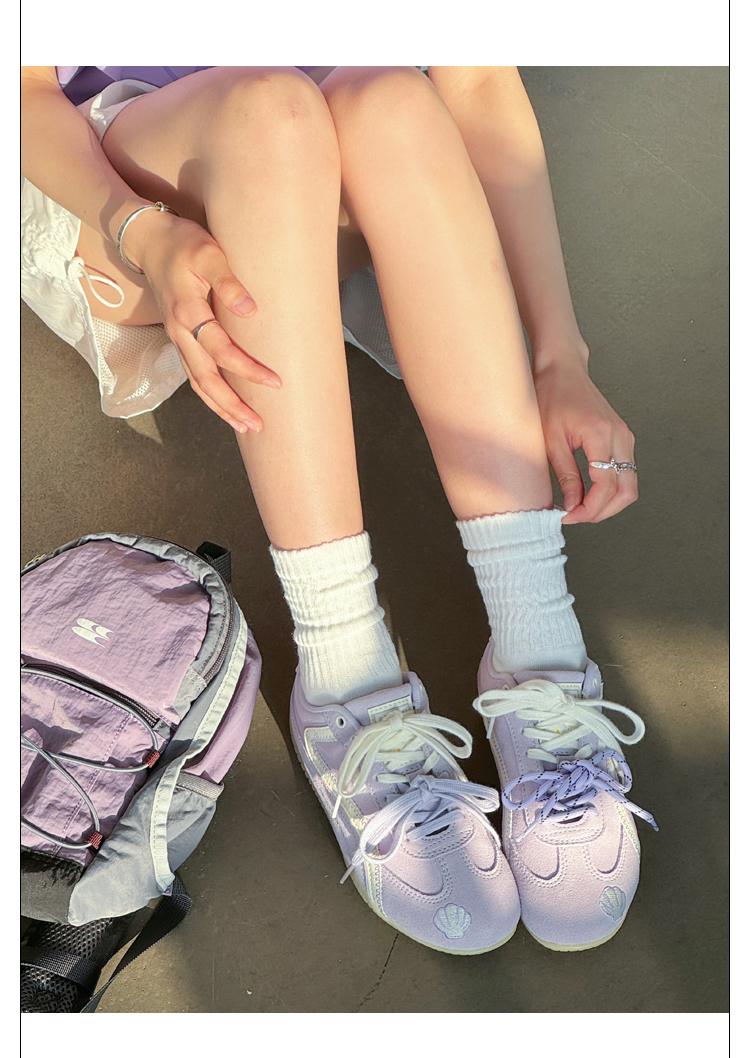 Giày Cat & Sofa Emoji Series Sò Tím