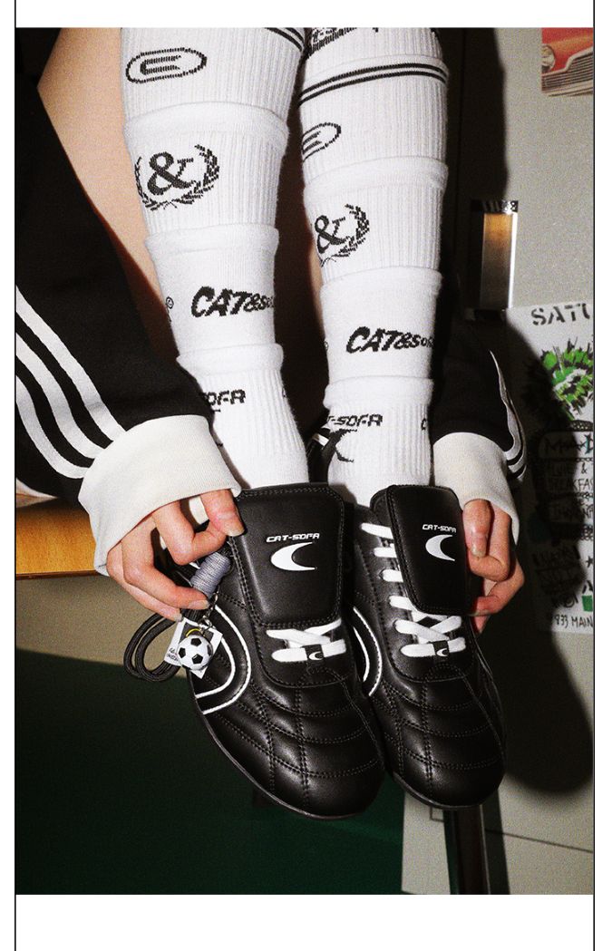 Giày Cat & Sofa Football Black