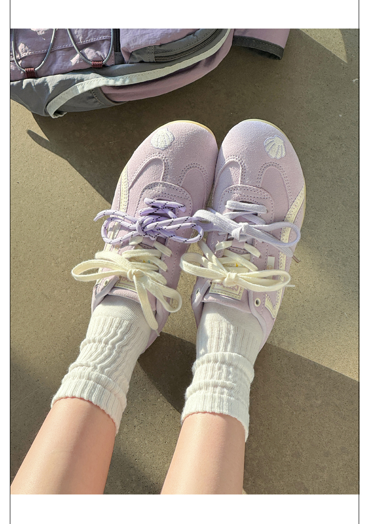 Giày Cat & Sofa Emoji Series Sò Tím