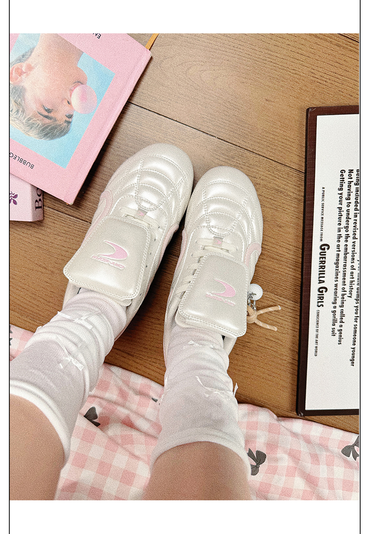 Giày Cat & Sofa Football White Pearl Pink