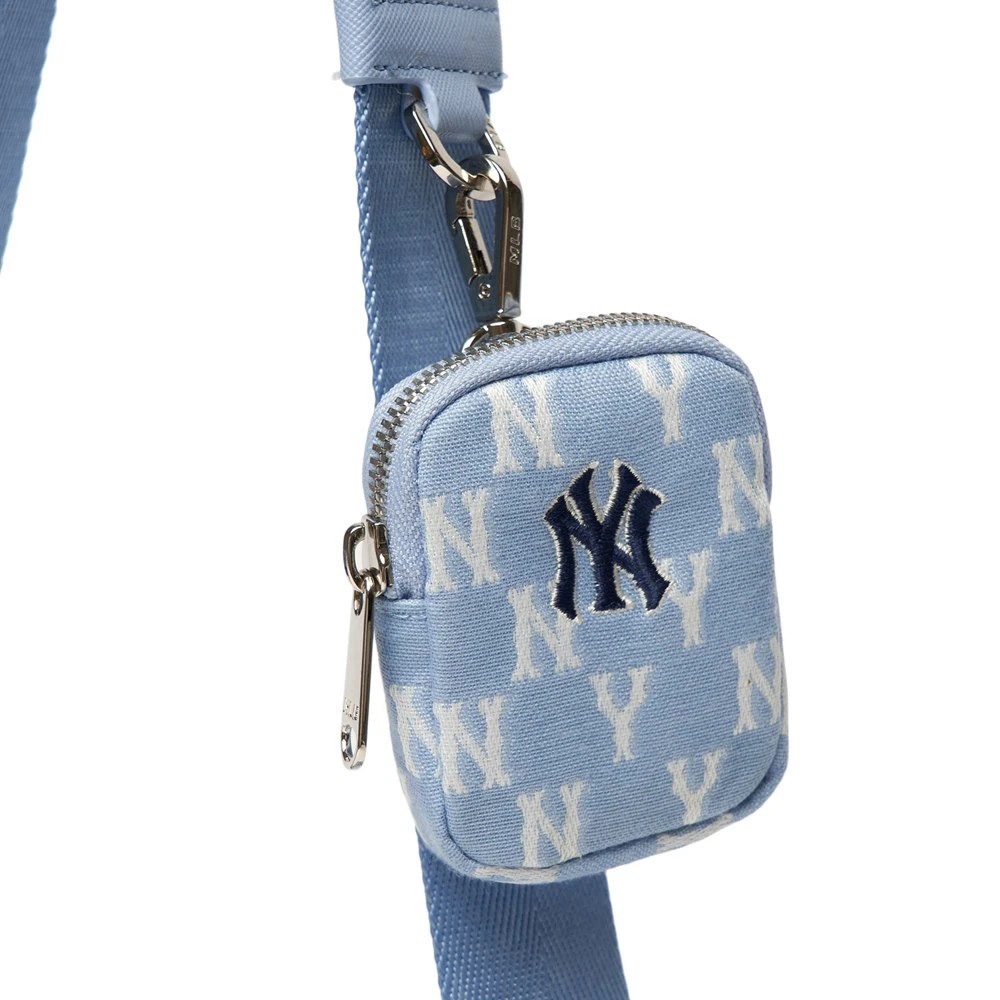 Túi MLB Classic Monogram Jacquard Mini Crossbody Bag New York Yankees L.Blue