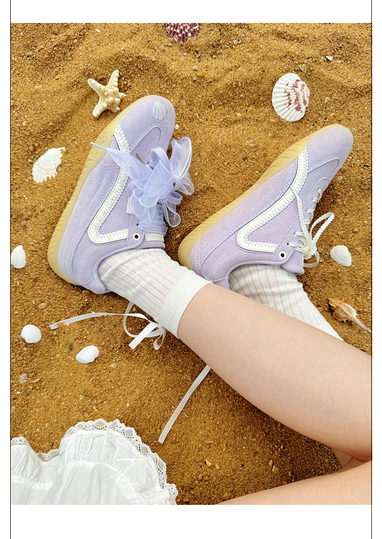 Giày Cat & Sofa Emoji Series Sò Tím