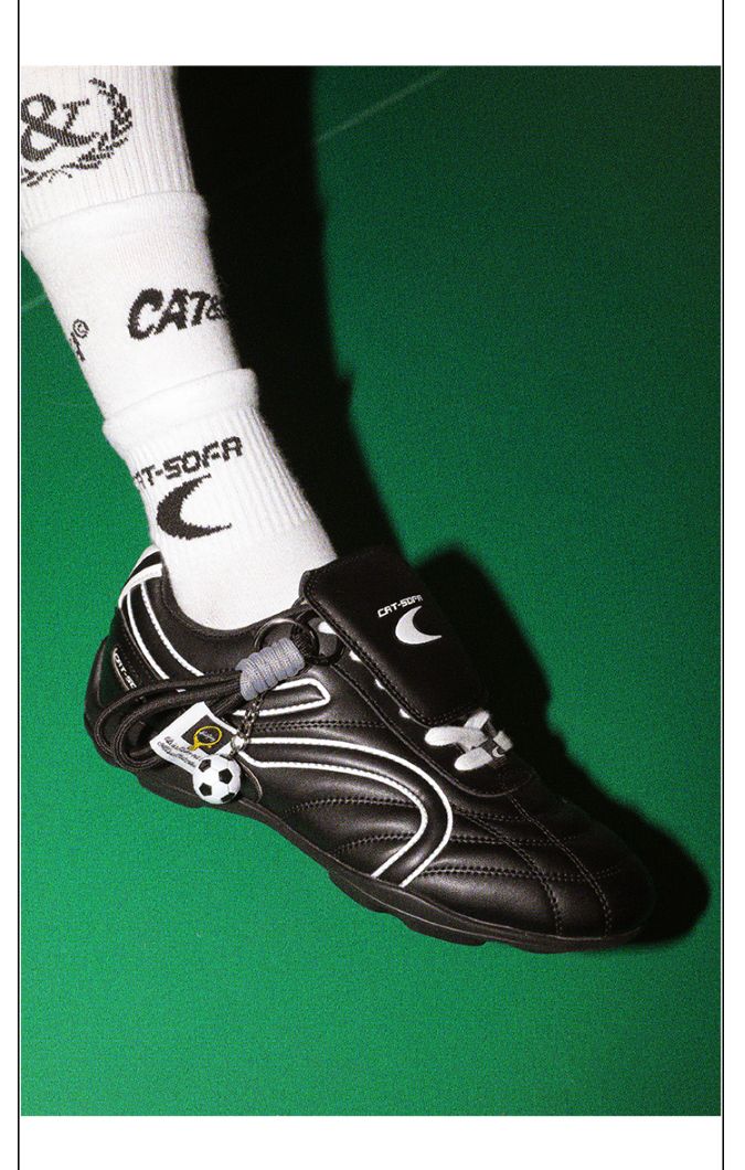 Giày Cat & Sofa Football Black