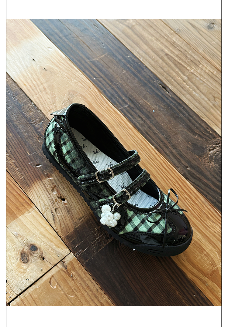 Giày Cat & Sofa Mary Jane Moss Green
