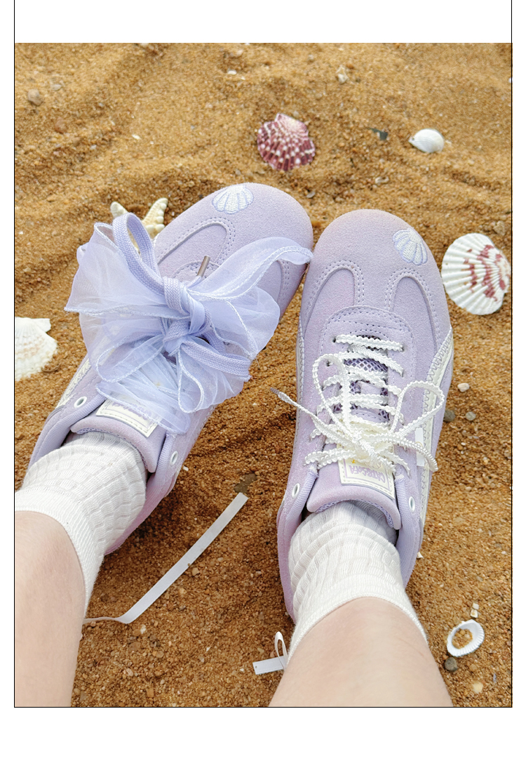 Giày Cat & Sofa Emoji Series Sò Tím