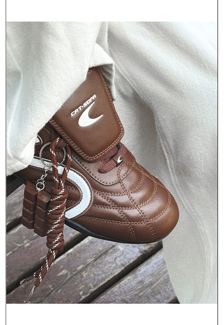 Giày Cat & Sofa Football Chocolate