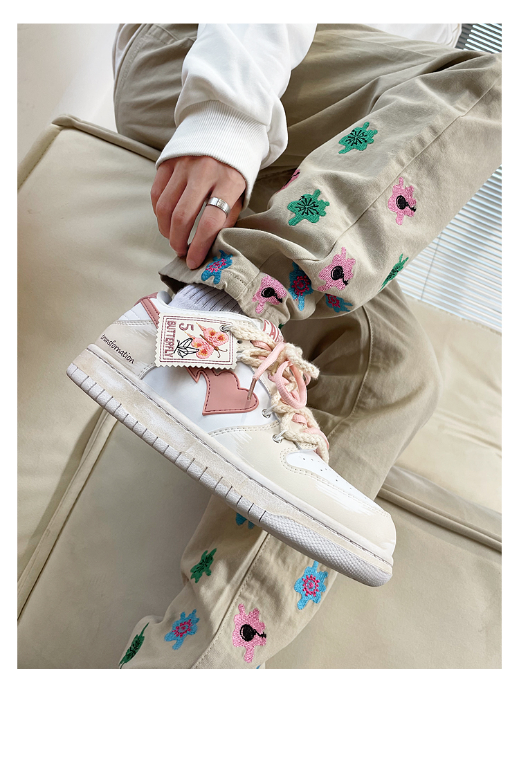 Giày Cat & Sofa Dunk Butterfly Rose Pink