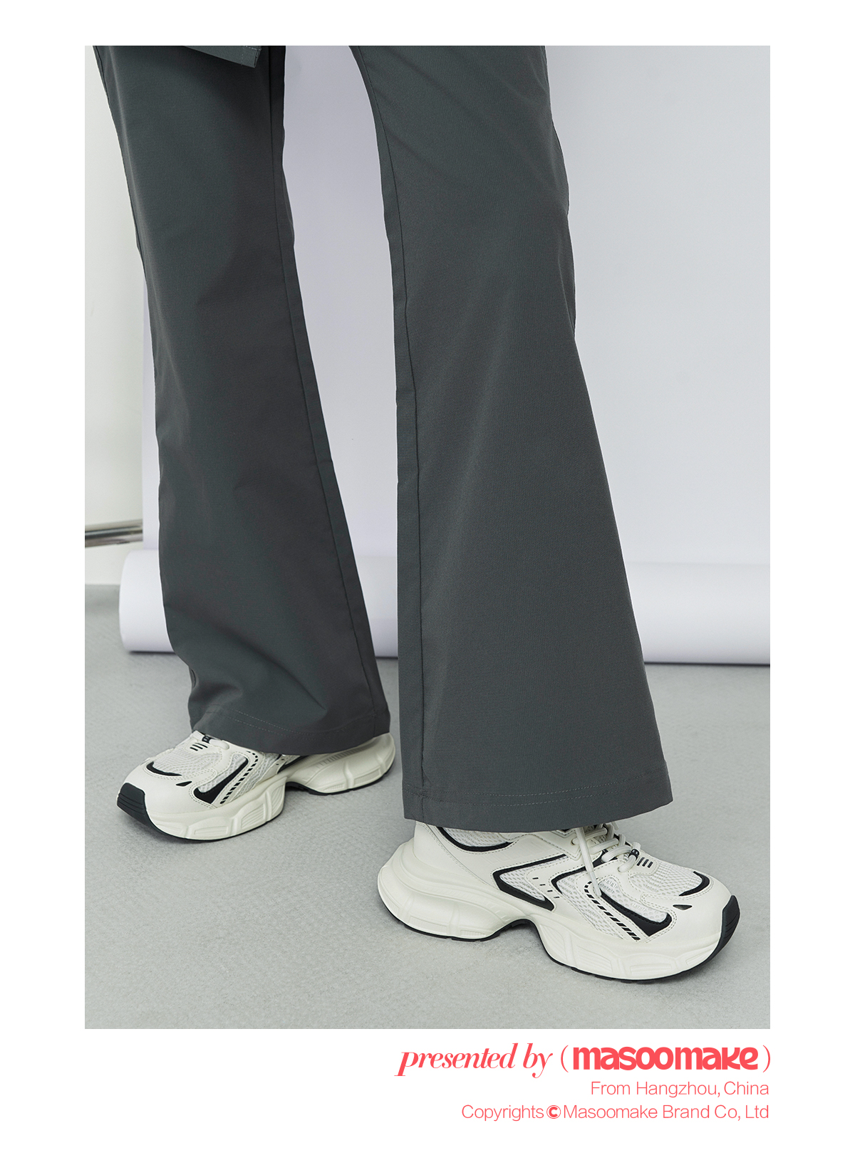 Giày Chunky Sneaker MASOOMAKE 2024 White Panda