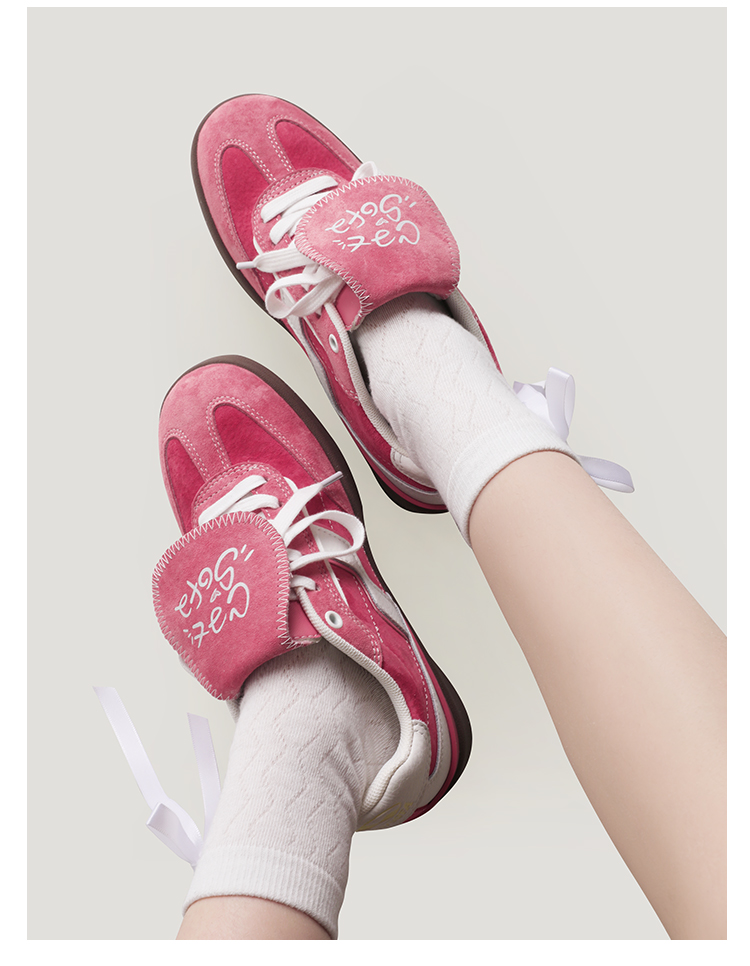 Giày Cat & Sofa Samba Retro Shoes Pink