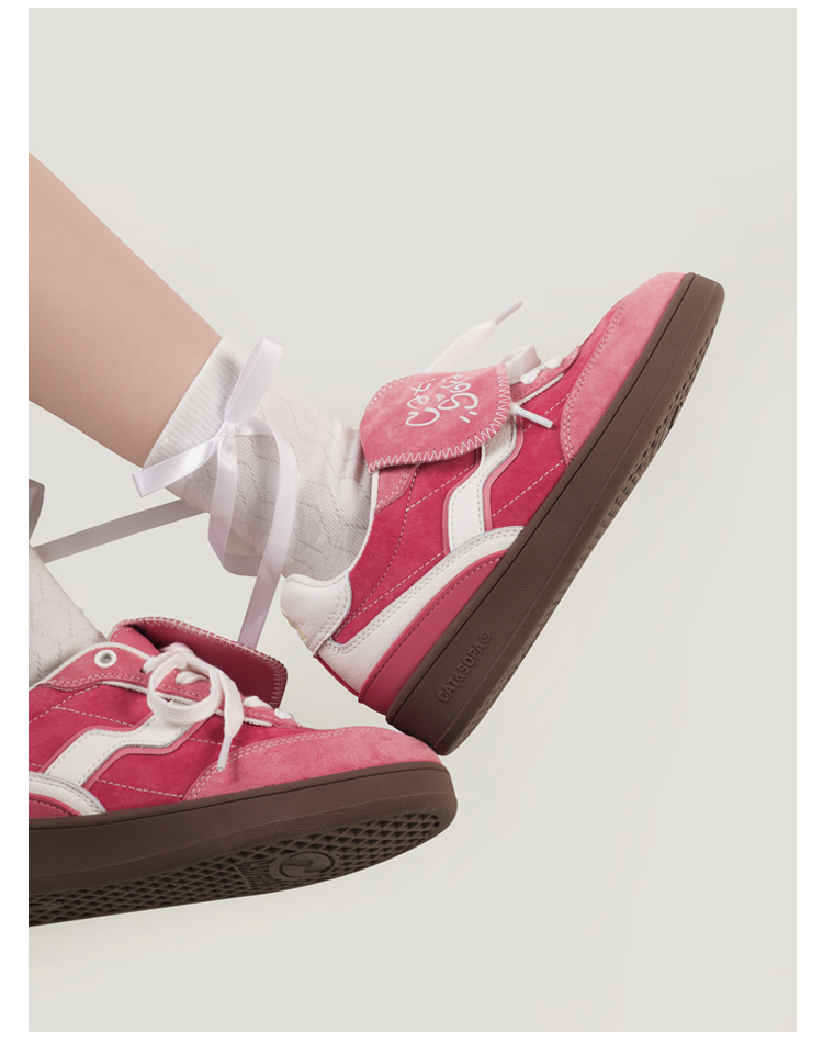 Giày Cat & Sofa Samba Retro Shoes Pink