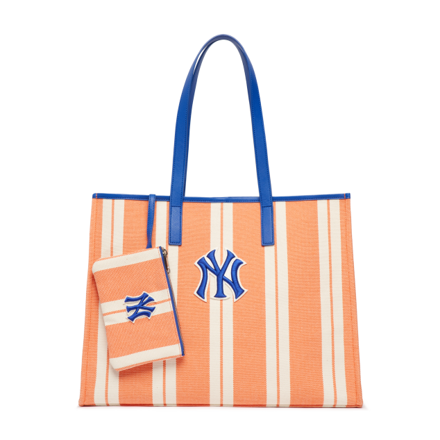 Túi MLB Ethnic Stripe Tote Bag New York Yankees Orange