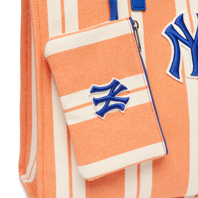 Túi MLB Ethnic Stripe Tote Bag New York Yankees Orange