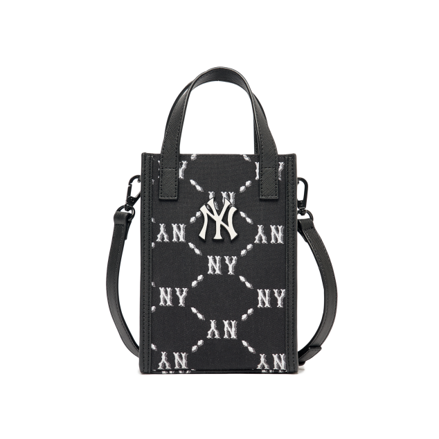 Túi MLB Diamond Monogram Jacquard Cell Phone Cross Bag New York Yankees Black