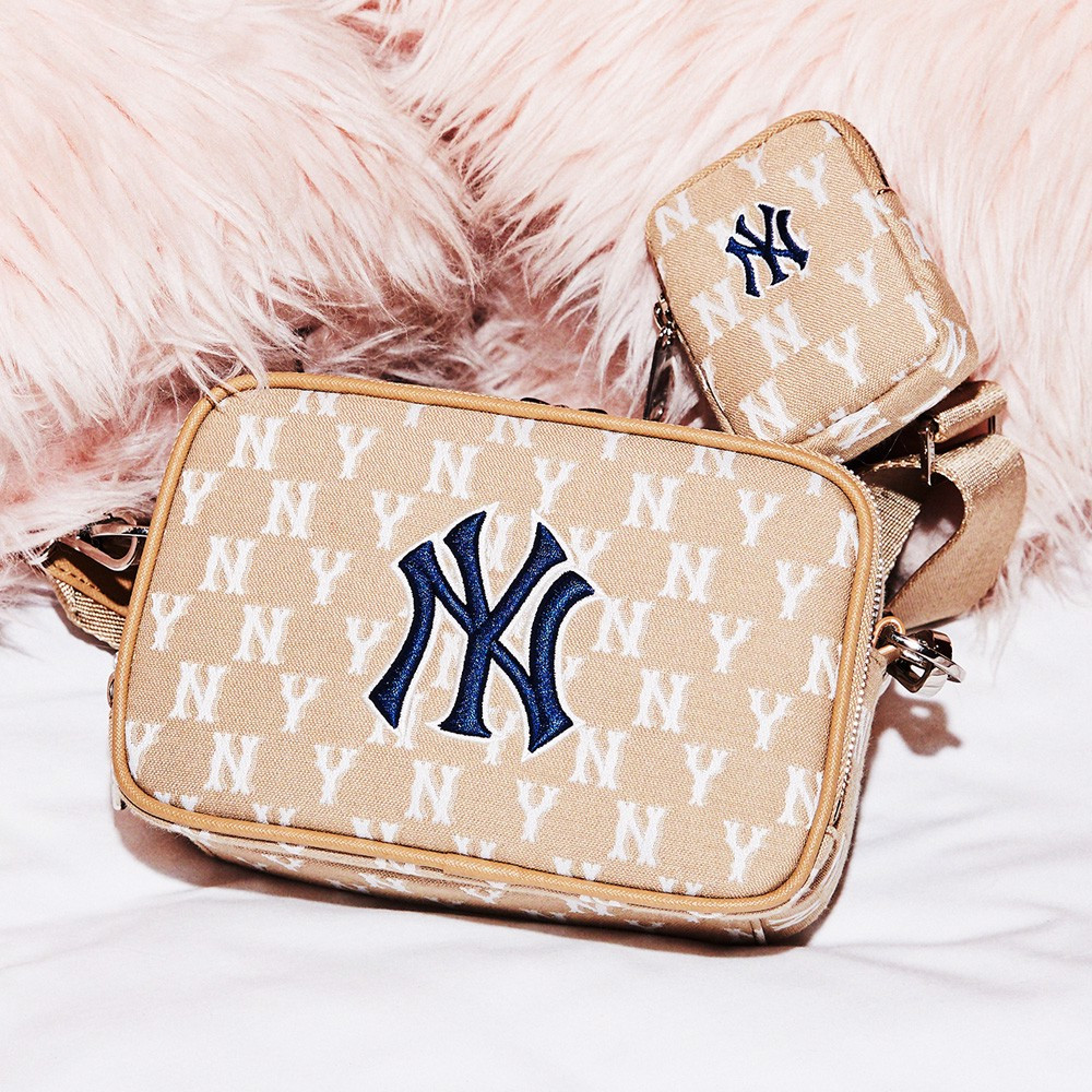 MLB Classic Monogram Jacquard Crossbody Bag New York Yankees