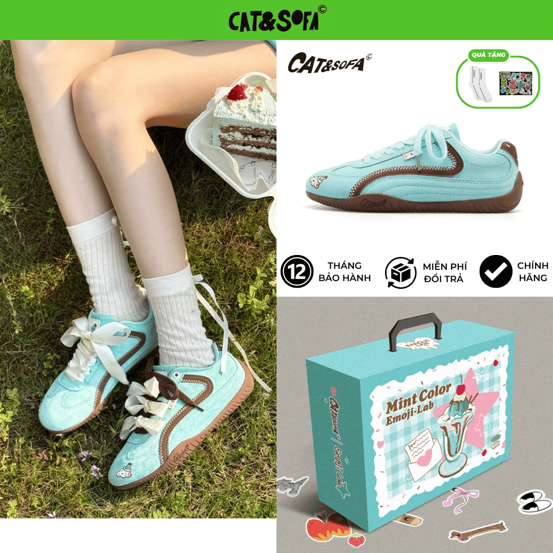 Giày Cat & Sofa Emoji Ice Cream