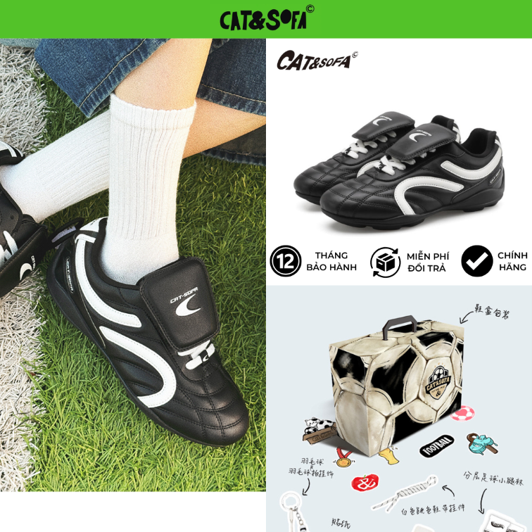 Giày Cat & Sofa Football Core Black