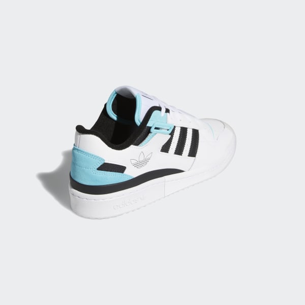 Adidas Forum Exhibit Low White Pulse Aqua