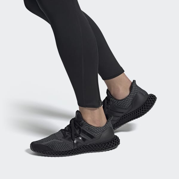 Adidas Ultra 4D 5 All Black Carbon