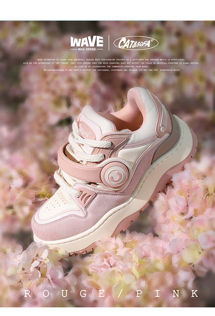 Giày Cat & Sofa Headphone Lotus Pink