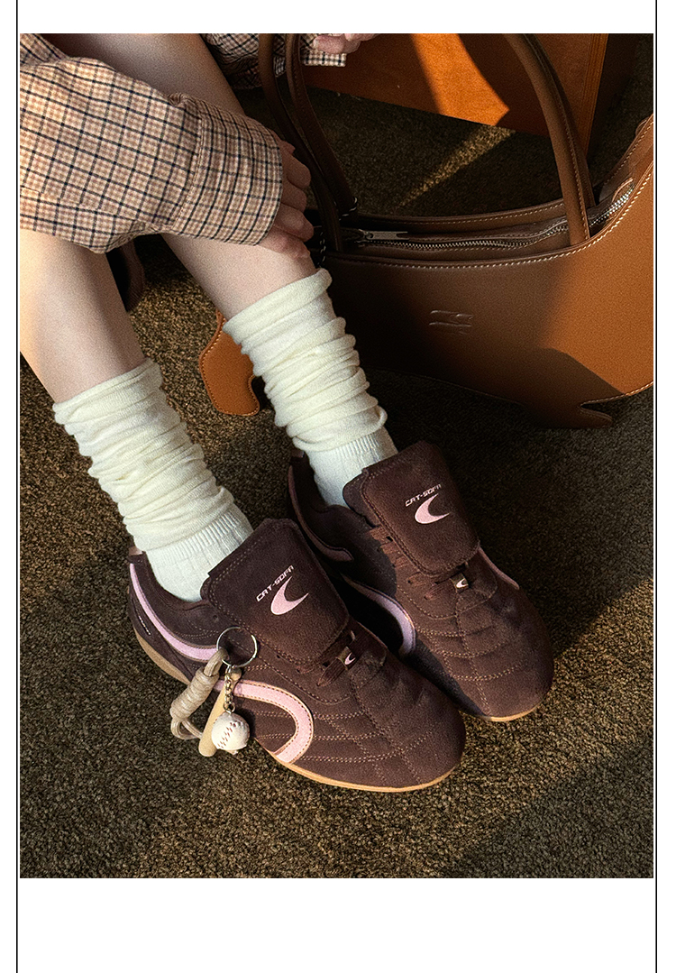 Giày Cat & Sofa Football Brown Powder