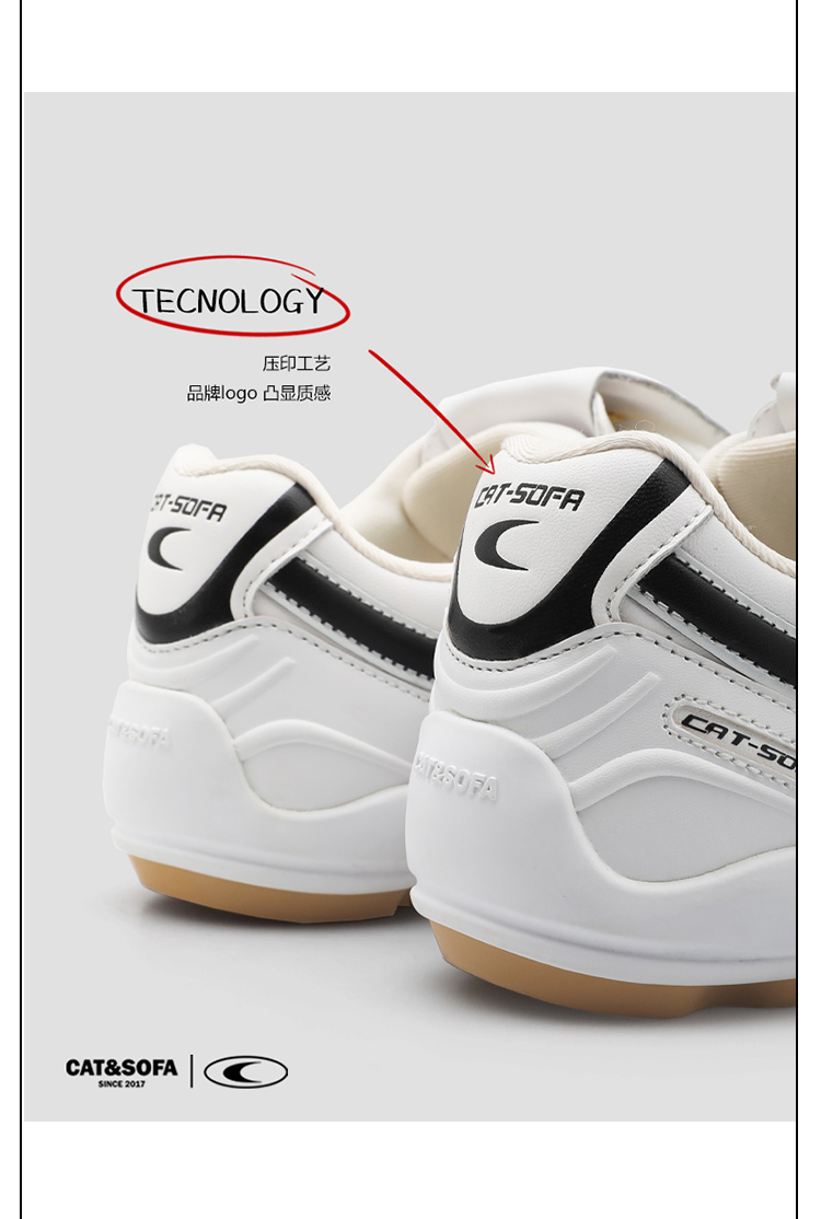 Giày Cat & Sofa Football White Gum