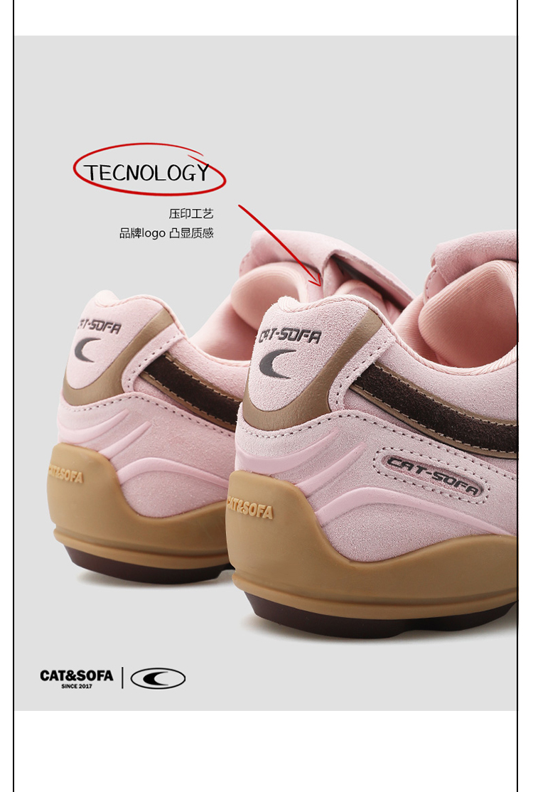 Giày Cat & Sofa Football Pink