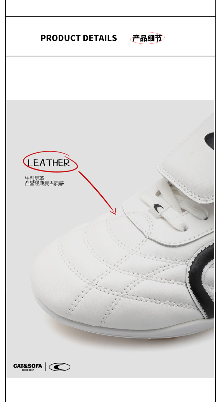 Giày Cat & Sofa Football White Gum